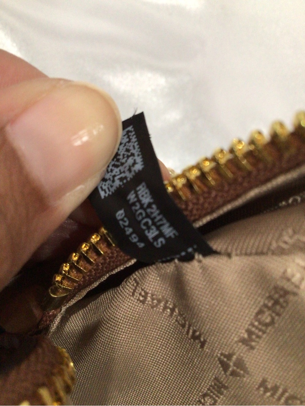 Michael Kors Brown MK Signature Small Backpack - Picture 8 of 15
